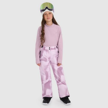 Snowboardové nohavice membrána 10000 dievčenské - multicolor