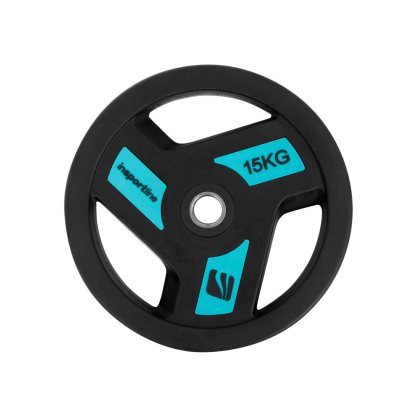 Pogumovaný kotúč inSPORTline Herk 15kg 30 mm