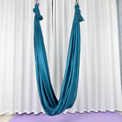 Hojdacia sieť Sportago Aerial Yoga Hammock - tmavě zelená - 5m