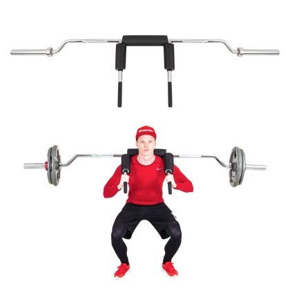 Olympijský hriadeľ na drepy inSPORTline Barsap 220cm/50mm • 22,5kg • do 317 kg • bez objímok