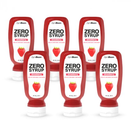 GymBeam ZERO SIRUP jahoda