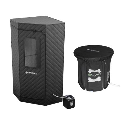 Otužovací set - Osobná parná sauna MASTER SmartSteam + Kúpacia kaďa MASTER 80 x 75 cm