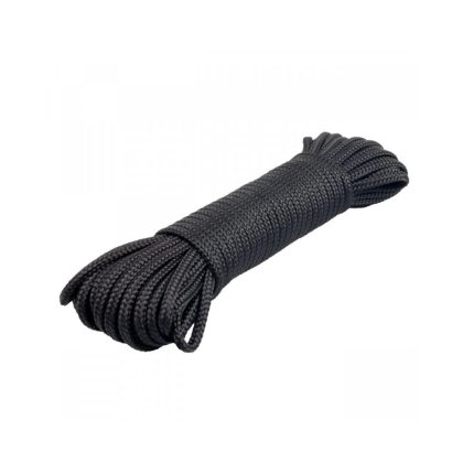 Yate Stanová šnúra čierna 15m x 3mm 1ks