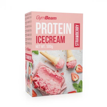 GymBeam Proteínová zmrzlina Protein Ice Cream 500 g jahoda