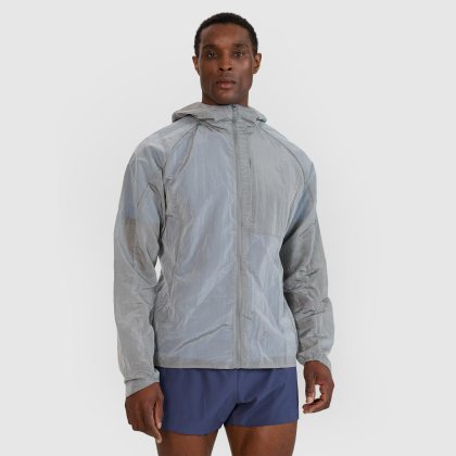 Pánska bežecká bunda Ultralight - šedá