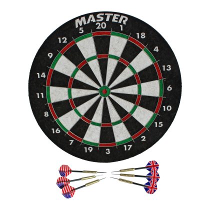 Akčný set - sisalový terč MASTER Grader 45 cm + okružie k terču MASTER - 4 dielne
