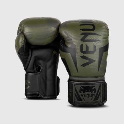 Venum Boxerské rukavice Elite Khaki Camo 10 OZ