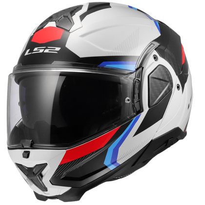 LS2 FF910 Advant II Triple White Blue Red 3XL (65-66)