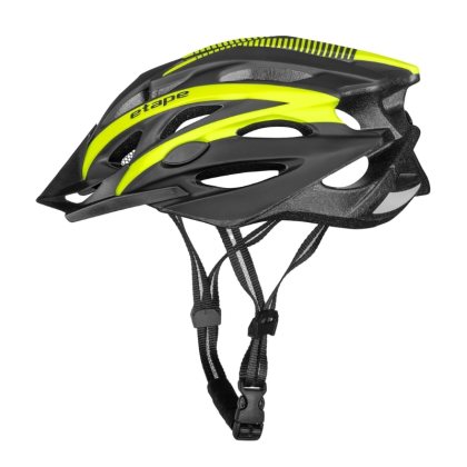 Etape Twister čierna/žltá fluo mat - L/XL (58-61)