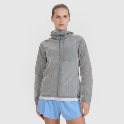 Dámska bežecká bunda Ultralight - šedá