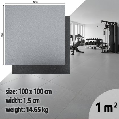 inSPORTline Luxteko Flat 100x100x1,5 cm mramor