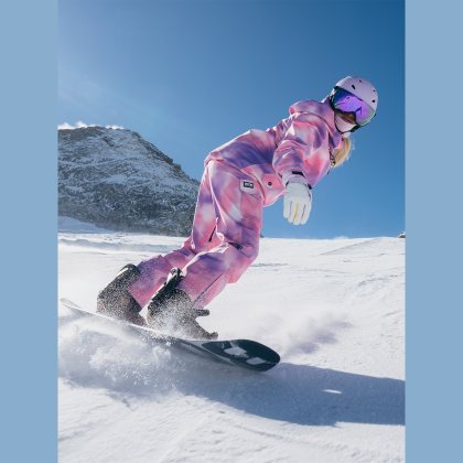 Dámska snowboardová bunda membrána 15000 - multicolor