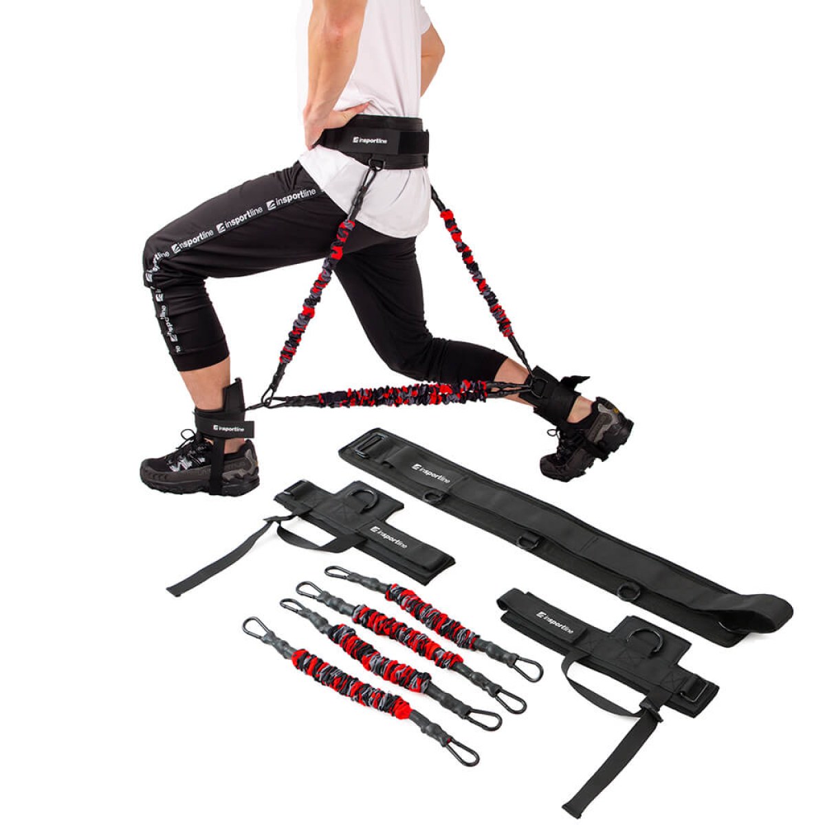 Odporový expander inSPORTline Striker Jump 40 cm / 16-64 kg · záber 1