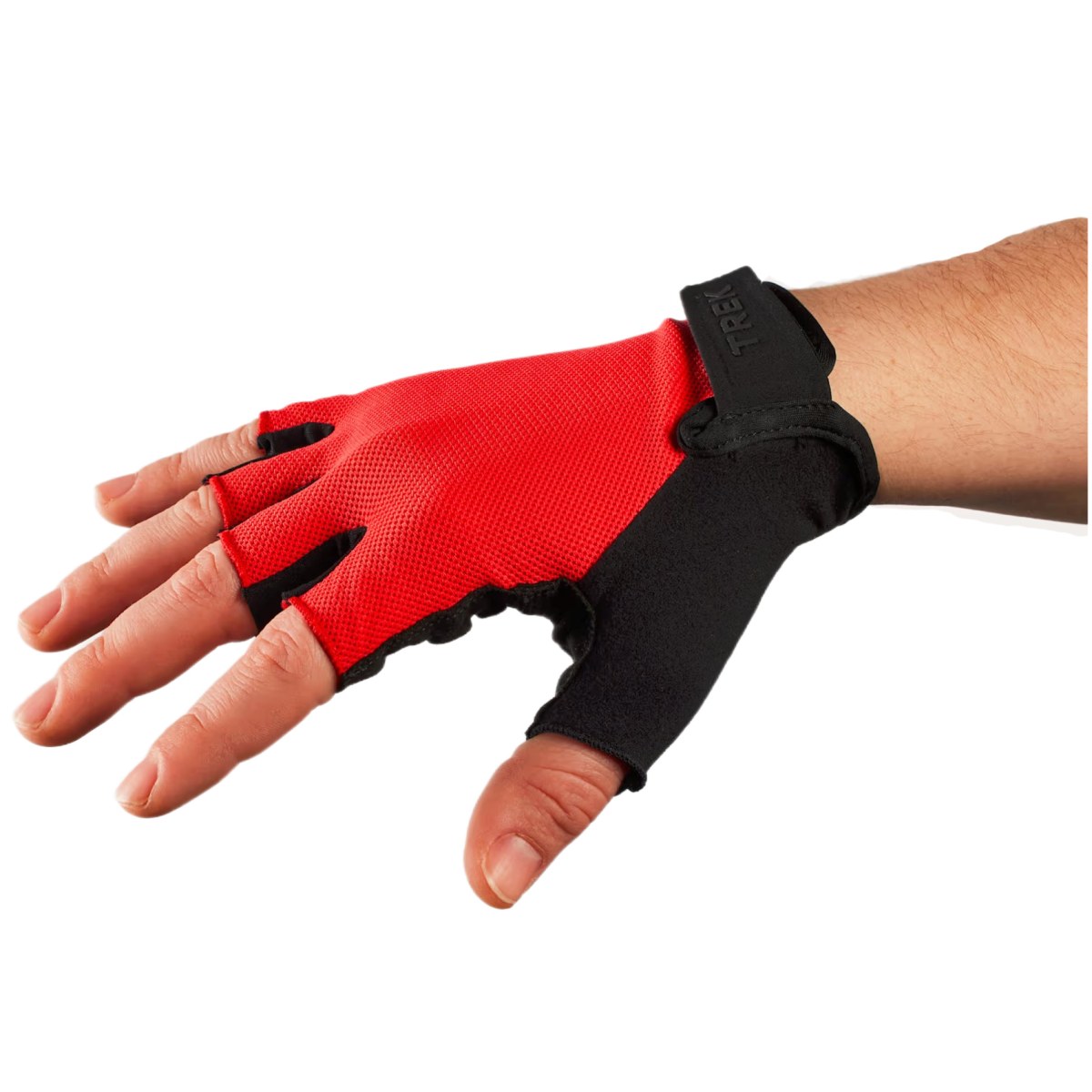 Trek Solstice Gel Glove - Veľkosť: M | Farba: Čierna, Červená · záber 1