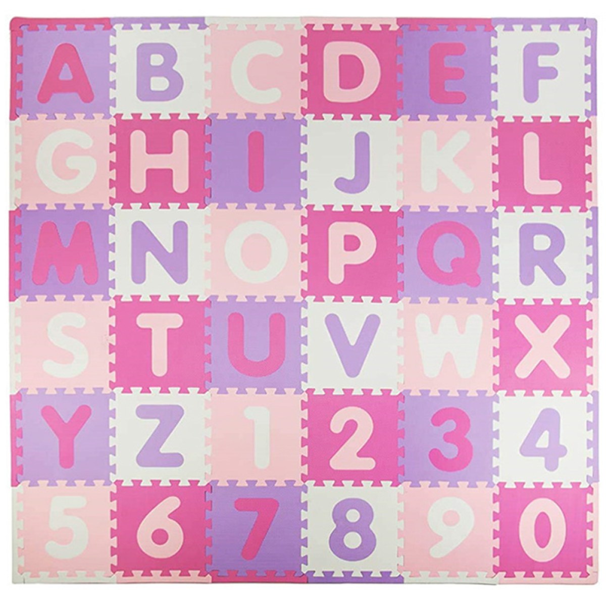 Penové puzzle inSPORTline Alfabino 30x30x1 cm, 36ks · záber 1