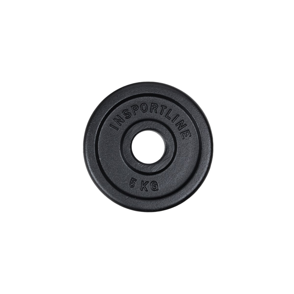 Liatinový olympijský kotúč inSPORTline Castblack OL 5 kg 50 mm · záber 1