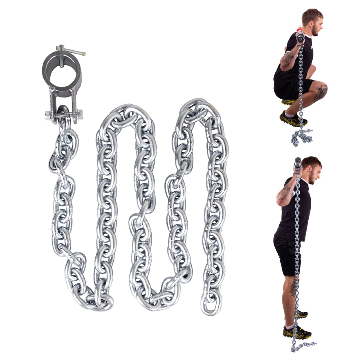 Vzpieračská reťaz inSPORTline Chainbos 15 kg · záber 1