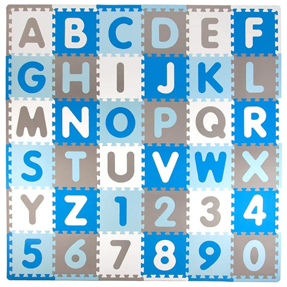 Penové puzzle inSPORTline Abecino 30x30x1 cm, 36ks · záber 1