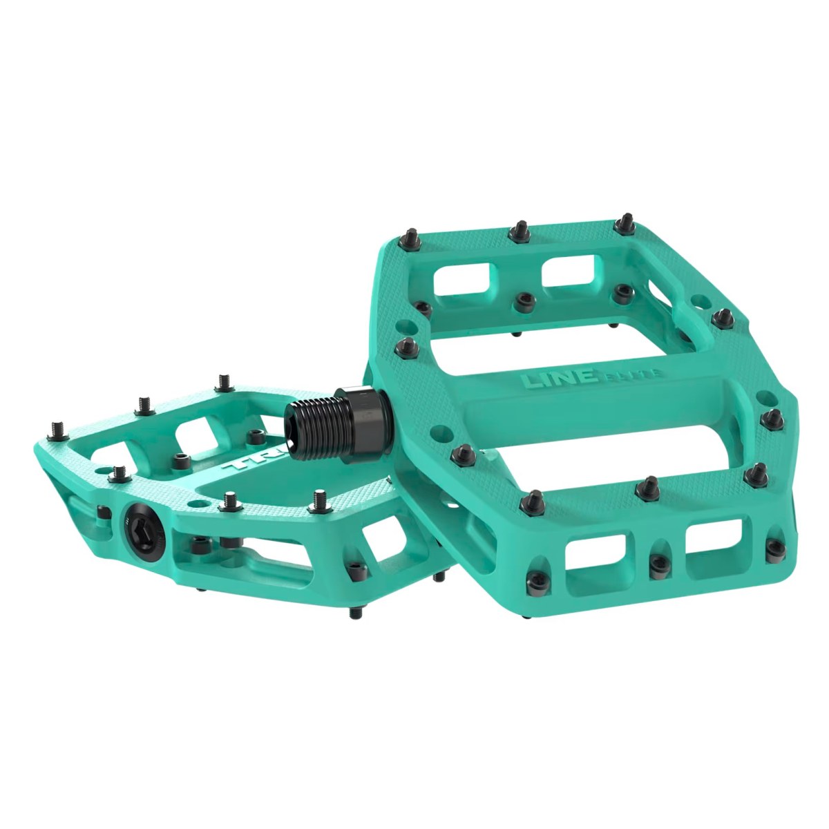 Trek Line Elite Flat Pedals - Farba: Červená · záber 5