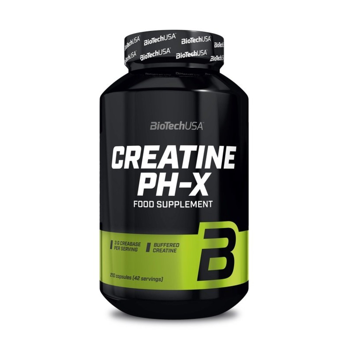 Creatine PH-X - Biotech 210 kaps. · záber 1