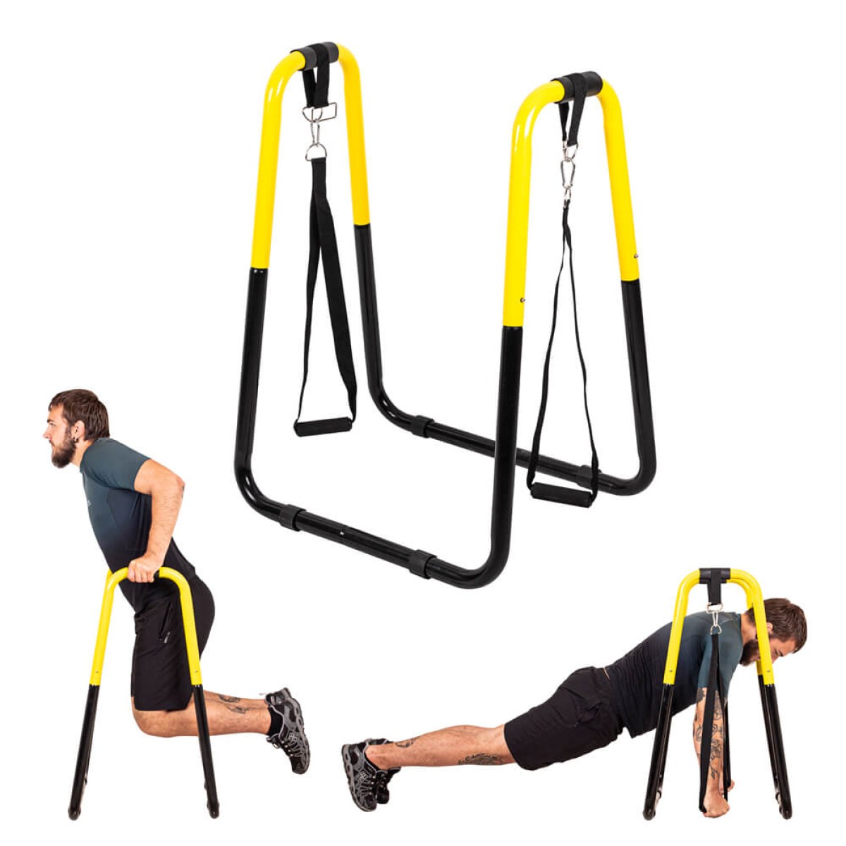 Viacúčelové bradlá s popruhmi inSPORTline PU1200 · záber 1