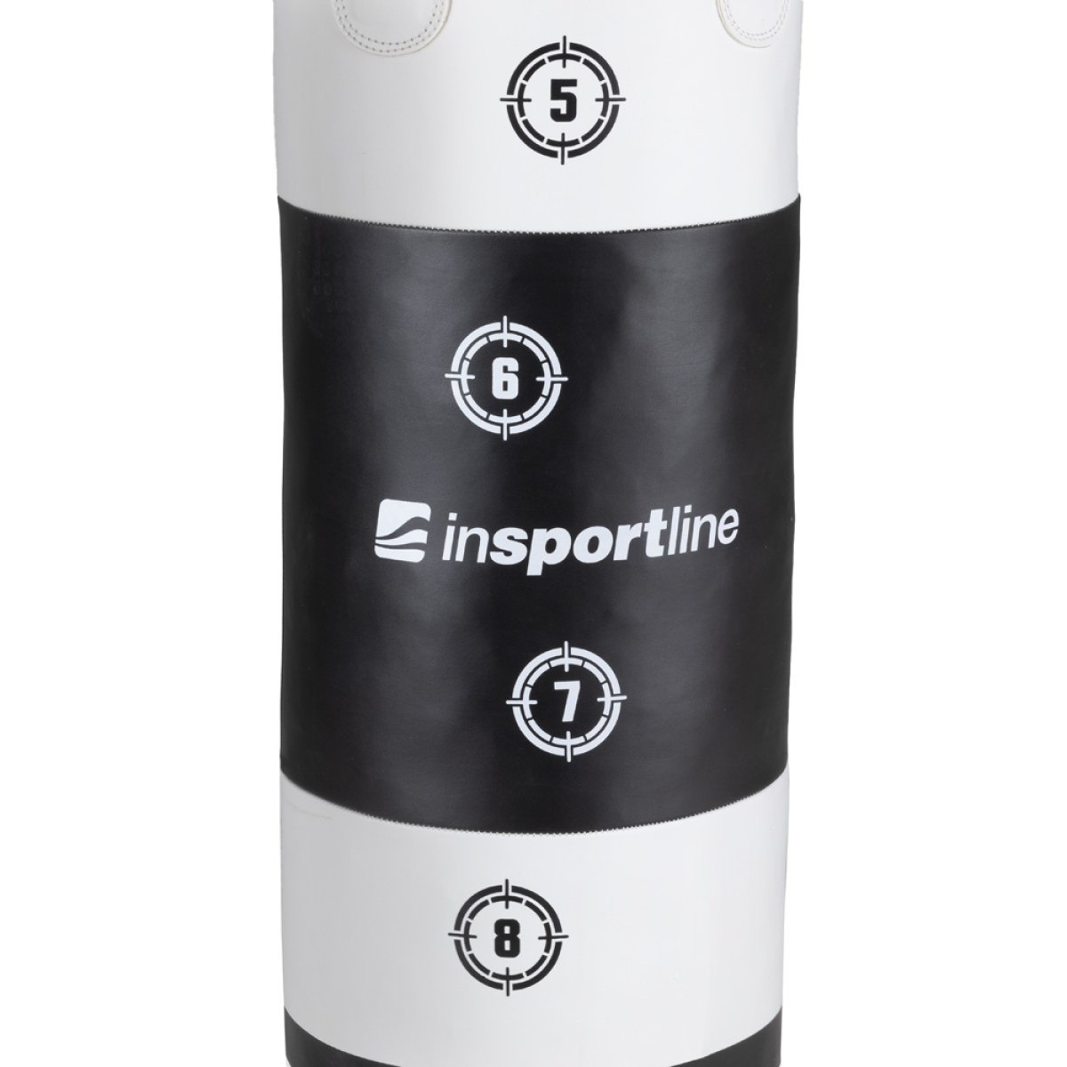 Boxovacie vrece inSPORTline Robkin 35x90cm / 25kg - Farba: Biela · záber 5