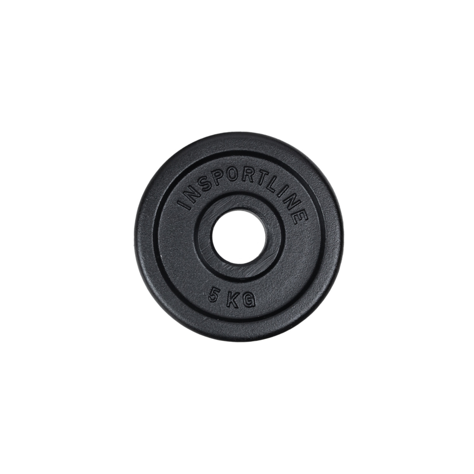 Liatinový olympijský kotúč inSPORTline Castblack OL 5 kg 50 mm · záber 1