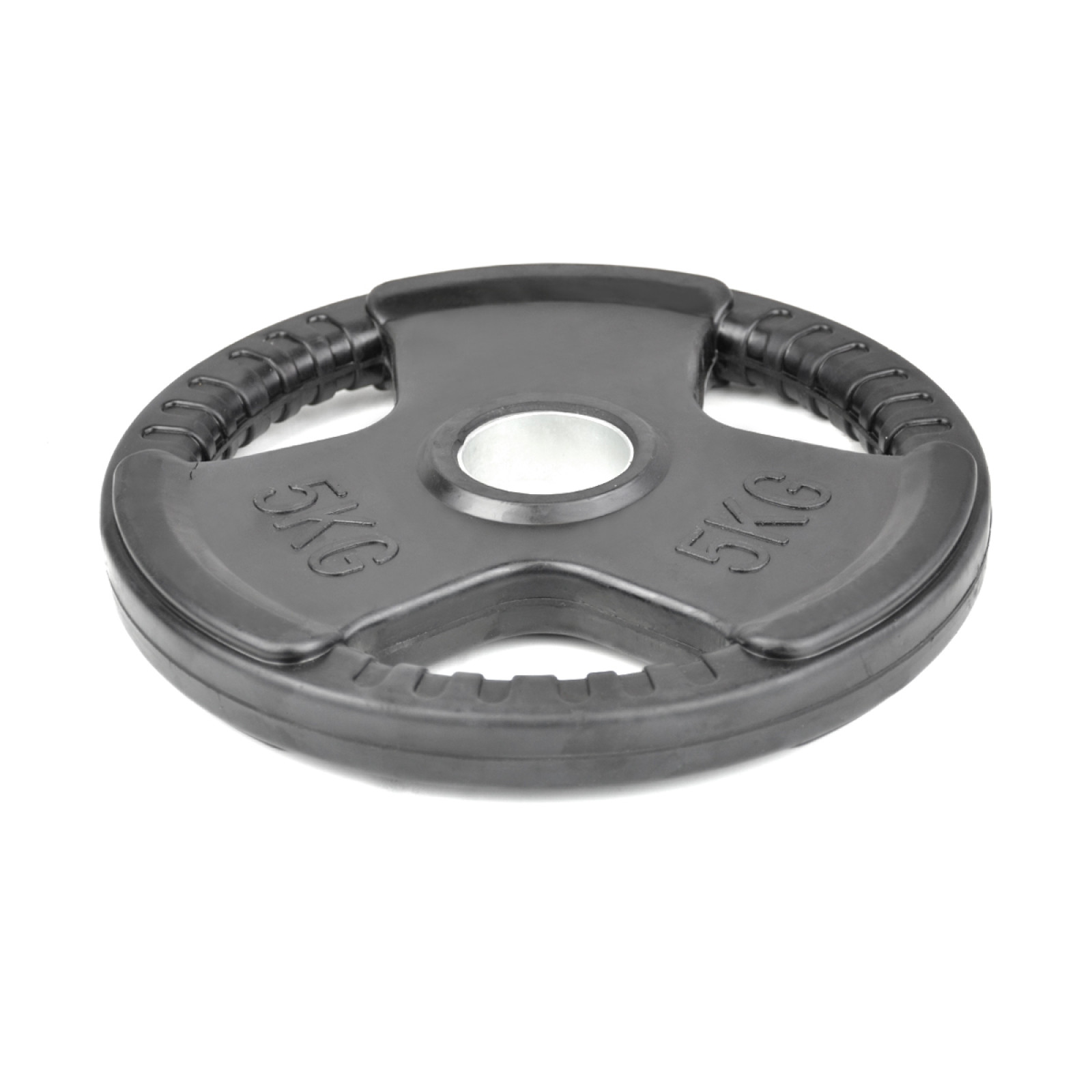 Kotúč olympijský MASTER 5 kg pogumovaný · záber 1