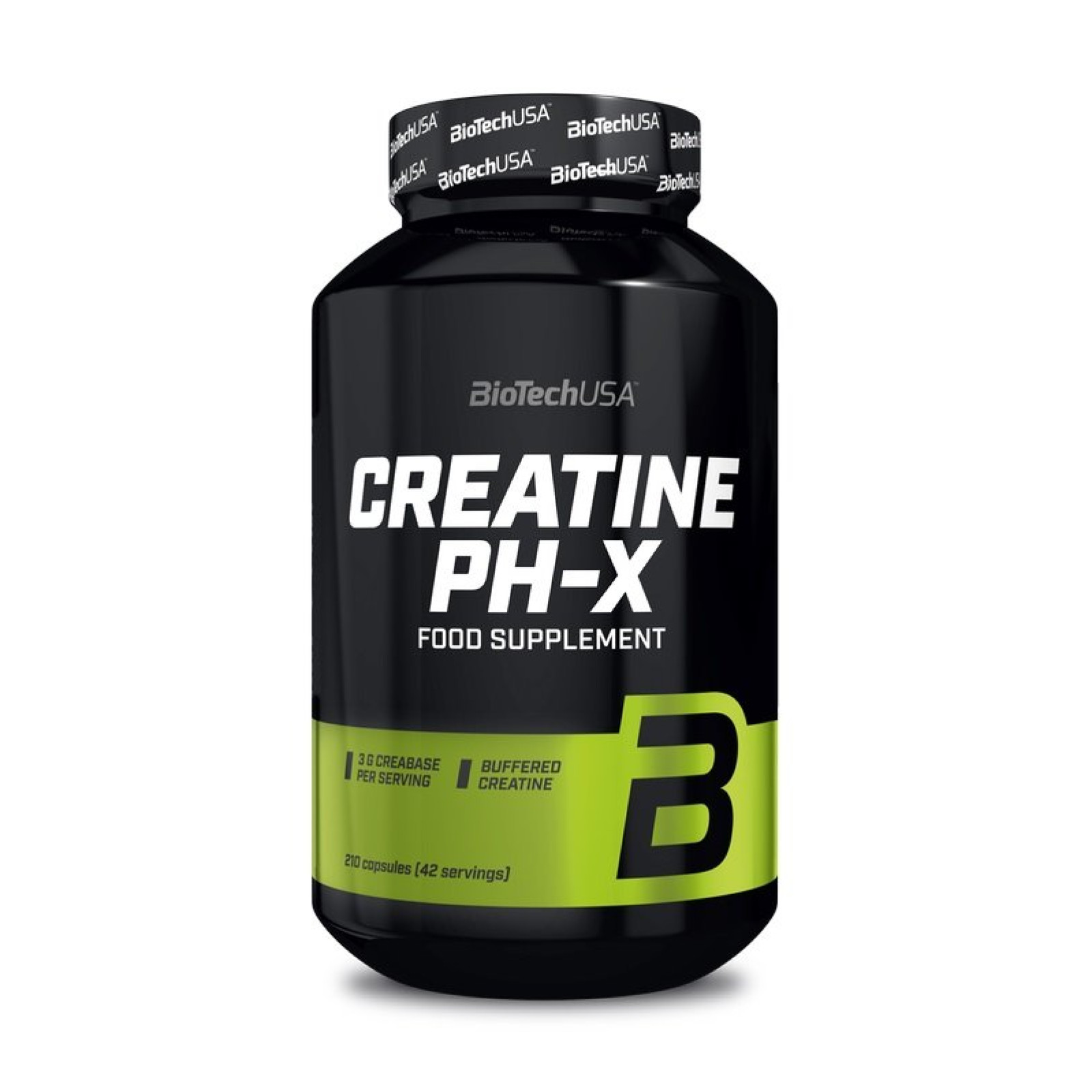 Creatine PH-X - Biotech 210 kaps. · záber 1