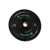 Gumový kotúč inSPORTline Bumper Plate Lite 10 kg 50 mm · záber 1