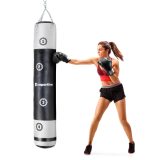 Boxovacie vrece inSPORTline Robkin 180x35cm / 50 kg - Farba: Biela · záber 1