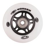 In-line kolieska WORKER 84mm a ložiská ABEC-9 chrome - Set 4 ks · záber 2