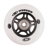 In-line kolieska WORKER 76mm a ložiská ABEC-7 chrome - Set 4 ks · záber 2