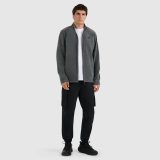 Pánsky regular fleece so stojačikom - sivý · záber 2