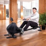 Veslovací trenažér inSPORTline Ocean - Farba: Čierna · záber 2