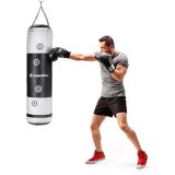 Boxovacie vrece inSPORTline Robkin 35x120cm / 33kg - Farba: Biela · záber 1