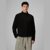 Pánsky regular fleece so stojačikom - čierny · záber 1