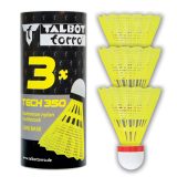 Bedmintonové loptičky TALBOT TORRO Tech 350 Fast 3 ks - žlté · záber 1
