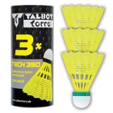 Bedmintonové loptičky TALBOT TORRO Tech 350 Slow 3 ks - žlté · záber 1