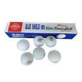 Loptičky na stolný tenis SHIELD 101 - 40 mm 6 ks - biele · záber 1