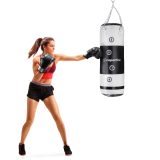 Boxovacie vrece inSPORTline Robkin 35x90cm / 25kg - Farba: Biela · záber 1