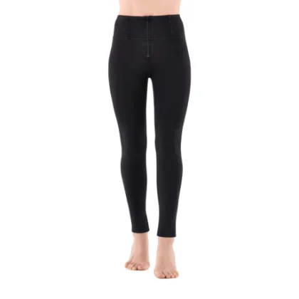 Dámske jeggings nohavice FREDDY WR.UP® skinny high waist push up jeggings in organic fabric-Black