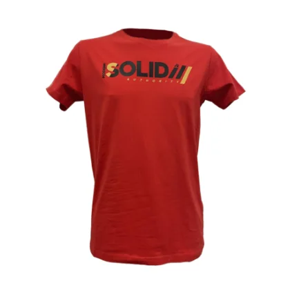 Pánske tričko s krátkym rukávom AUTHORITY T-SOLID M red
