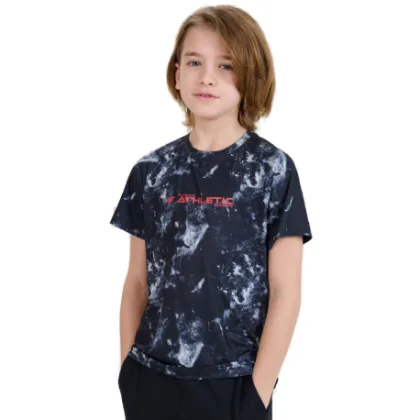 Chlapčenské tréningové tričko s krátkym rukávom 4F JUNIOR TSHIRT FNK M1210-91A-MULTICOLOUR 1 ALLOVER