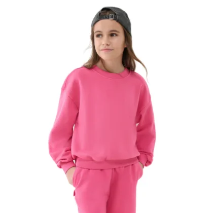 Dievčenská mikina 4F JUNIOR SWEATSHIRT F1479-54S-PINK