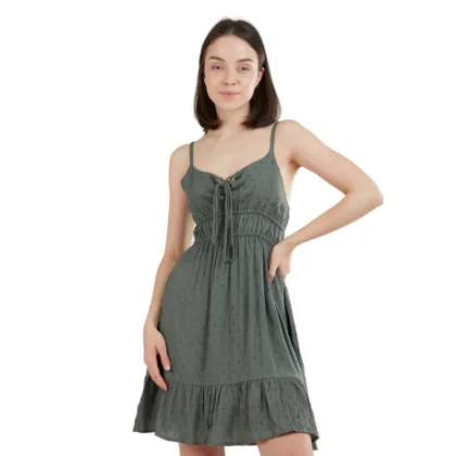 Dámske šaty FUNDANGO Sarah Mono Dress-537-khaki