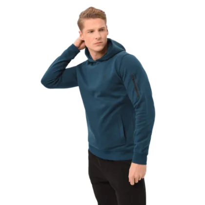Pánska mikina s kapucňou VOLCANO FEEL-601-BLUE