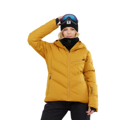Dámska lyžiarska bunda FUNDANGO Elyra Padded Jacket-240-mustard