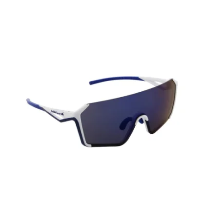 Slnečné okuliare RED BULL SPECT JADEN-004, white, smoke with blue revo, CAT 3, 140-144