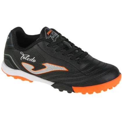 Chlapčenské futbalové kopačky turfy JOMA Toledo Jr TF black